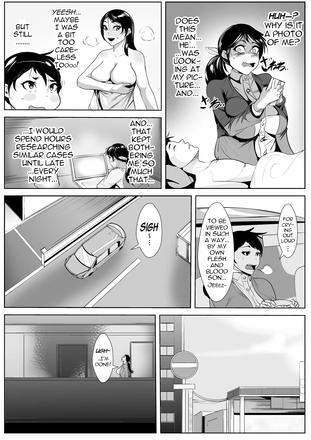 Musuko Chinpo ni Osowarete… | Assaulted by Her Son's Cock… page 4 full