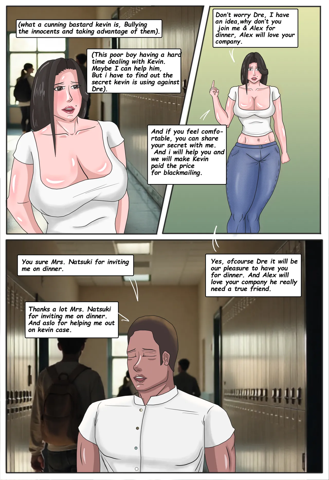 Mom handles the bully chapter 1-3 page 7 full