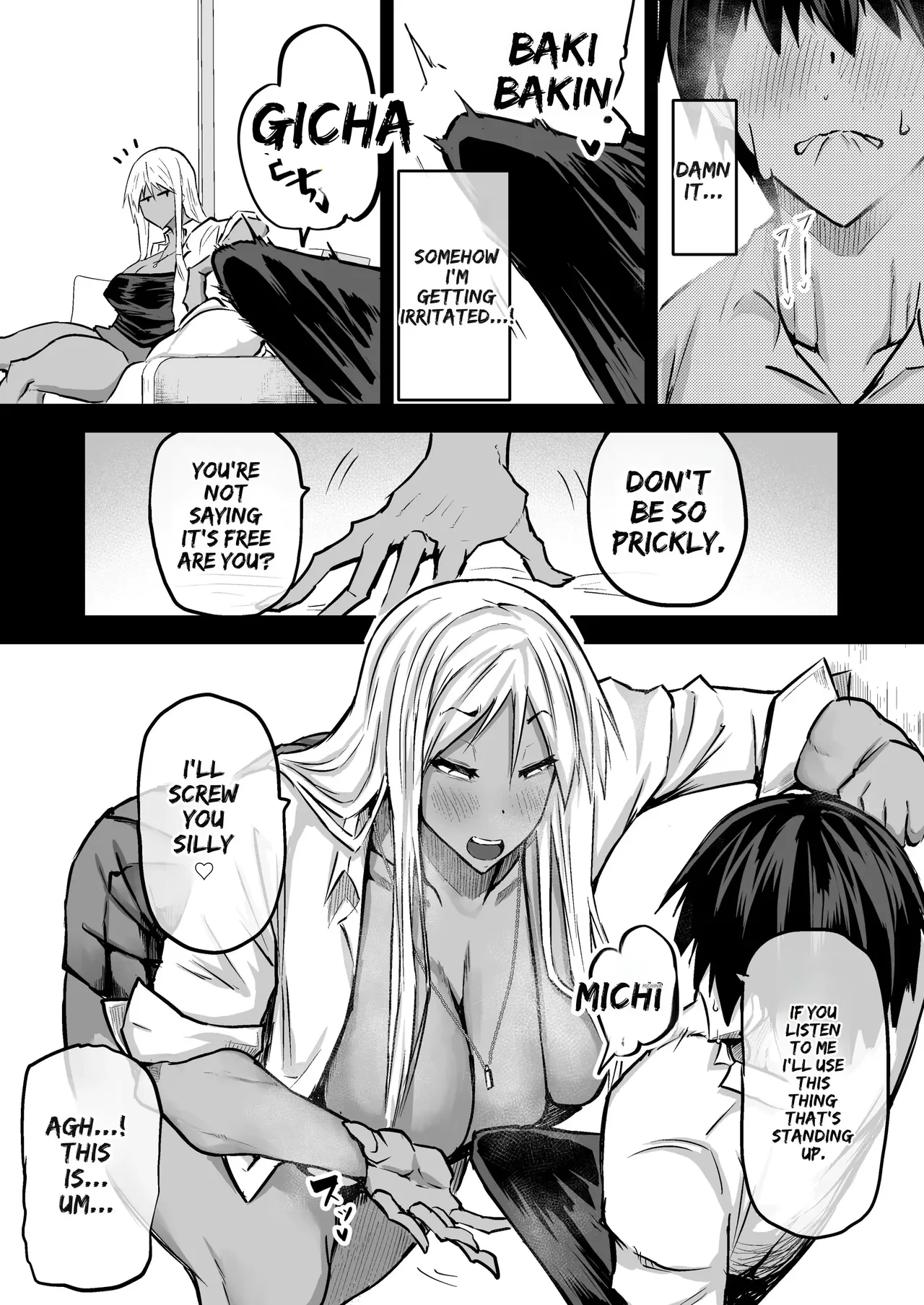 Chae - "A big-boobed gyaru who squeezes money out of you. page 7 full