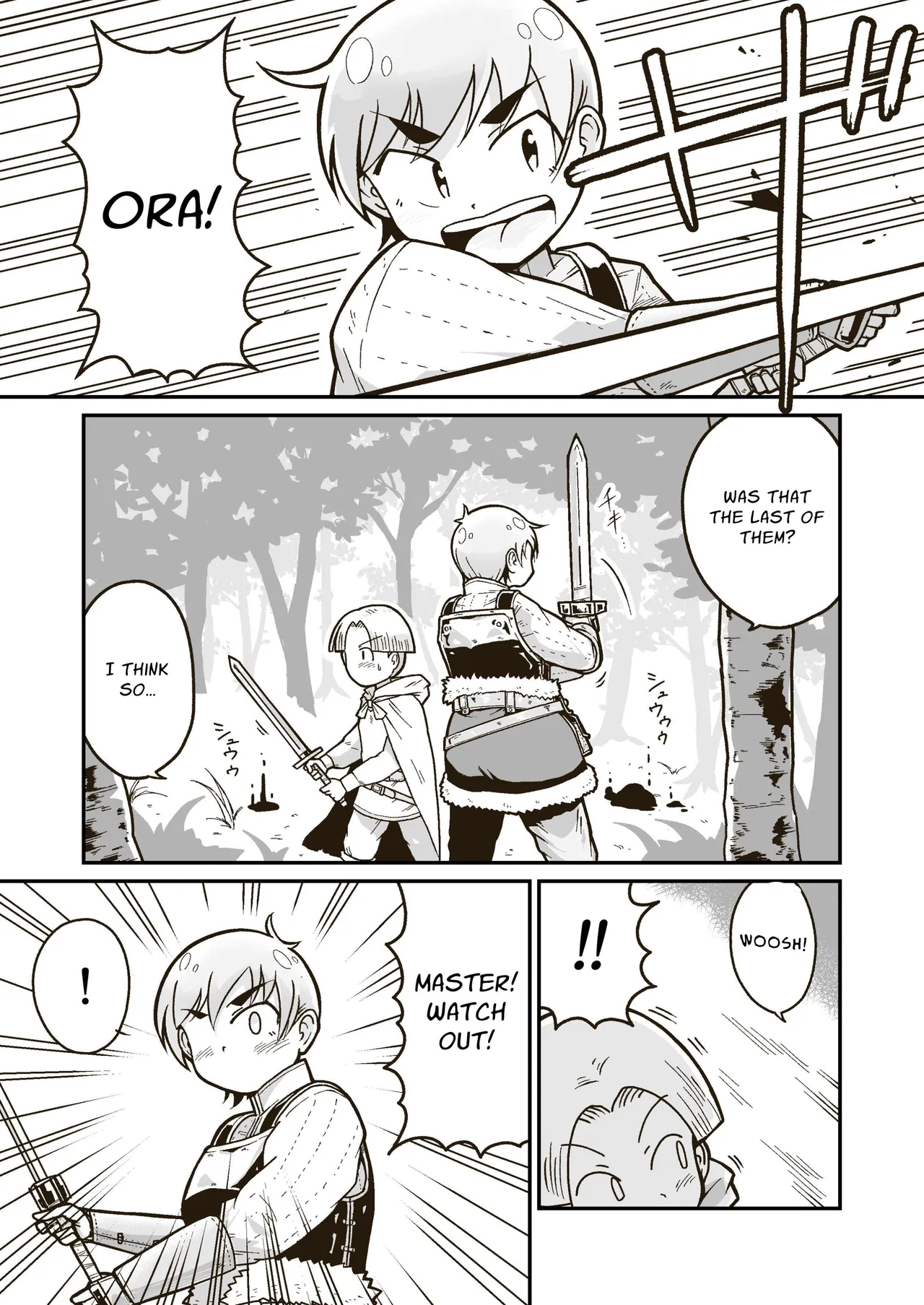 Me and My Master's Adventure Log ~Newbie Adventurer and Veteran Warrioress' First Time~ page 3 full