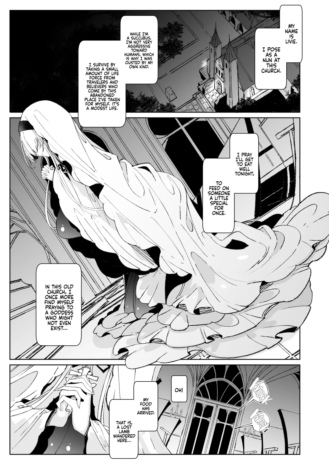 The Marked Oblivious Princess Knight and the Succubus Sister's All-You-Can-Eat Lesbian Oil Massage page 2 full