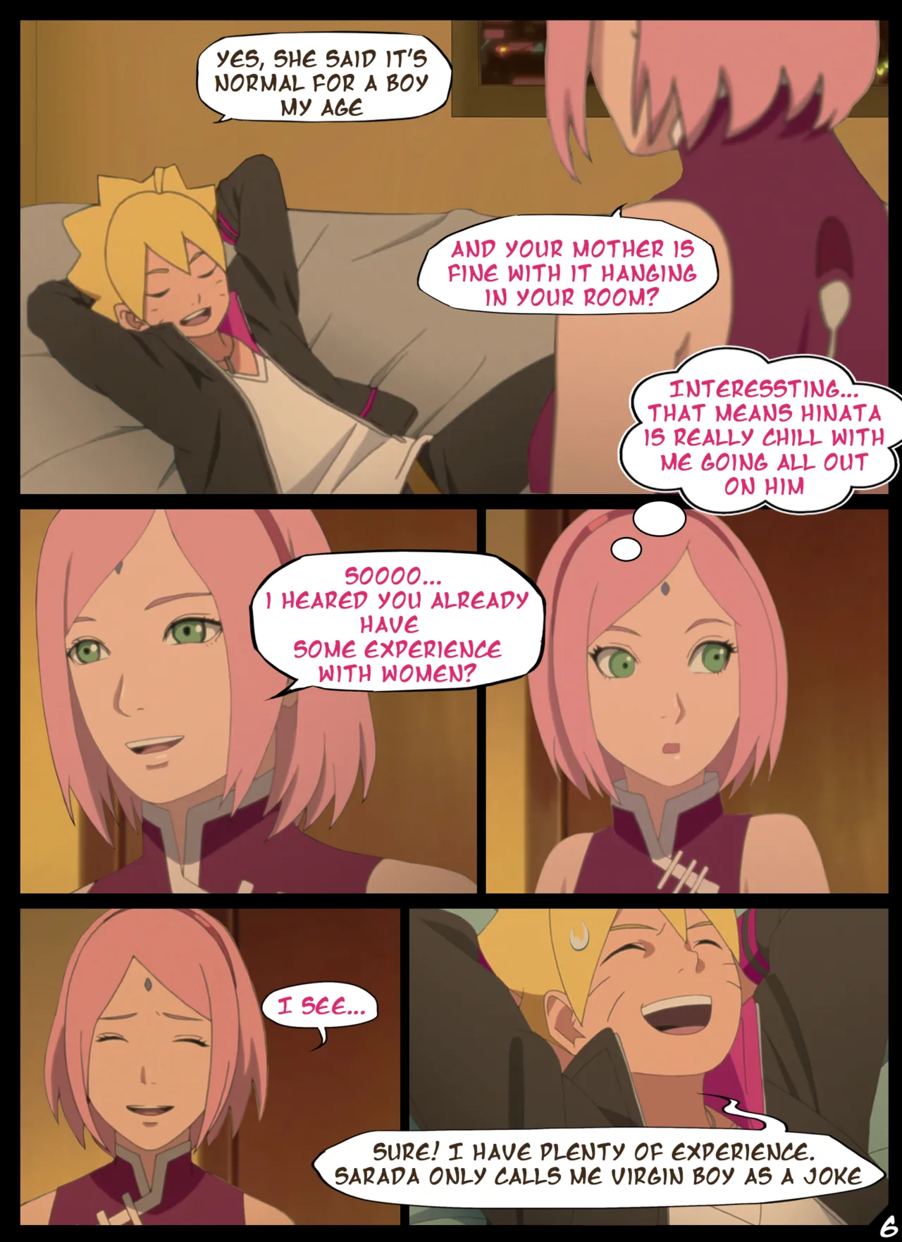 Boruto's Birthday Clash 1 & 2 page 7 full