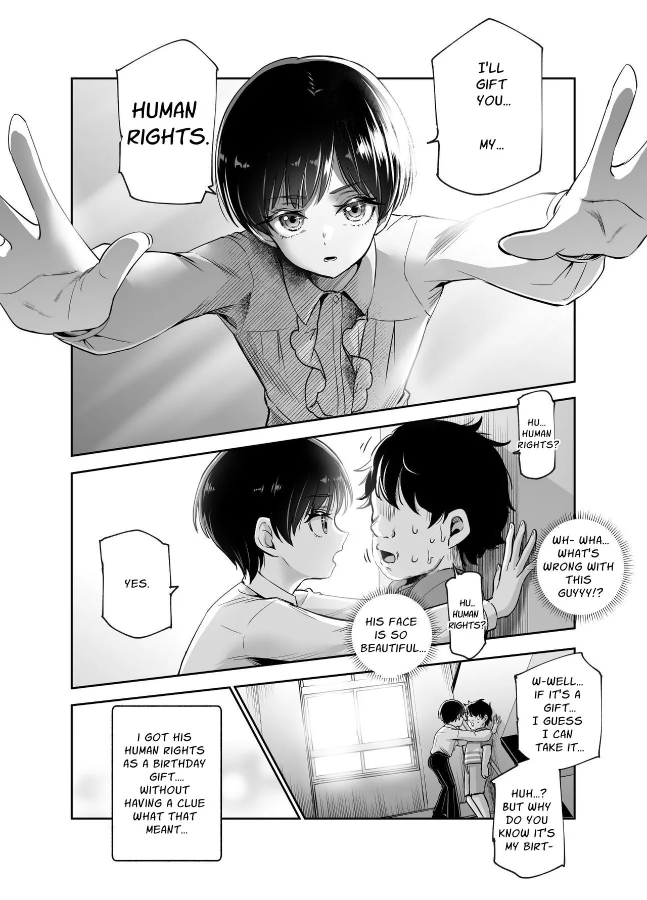 Boku no Jinken o Ageru EX Gakkou de Ichiban Motete Kanemochi de Tensai no Elite ga Tanjoubi Present ni Jinken o Kureta Hanashi  | I Present You My Human Rights EX page 6 full