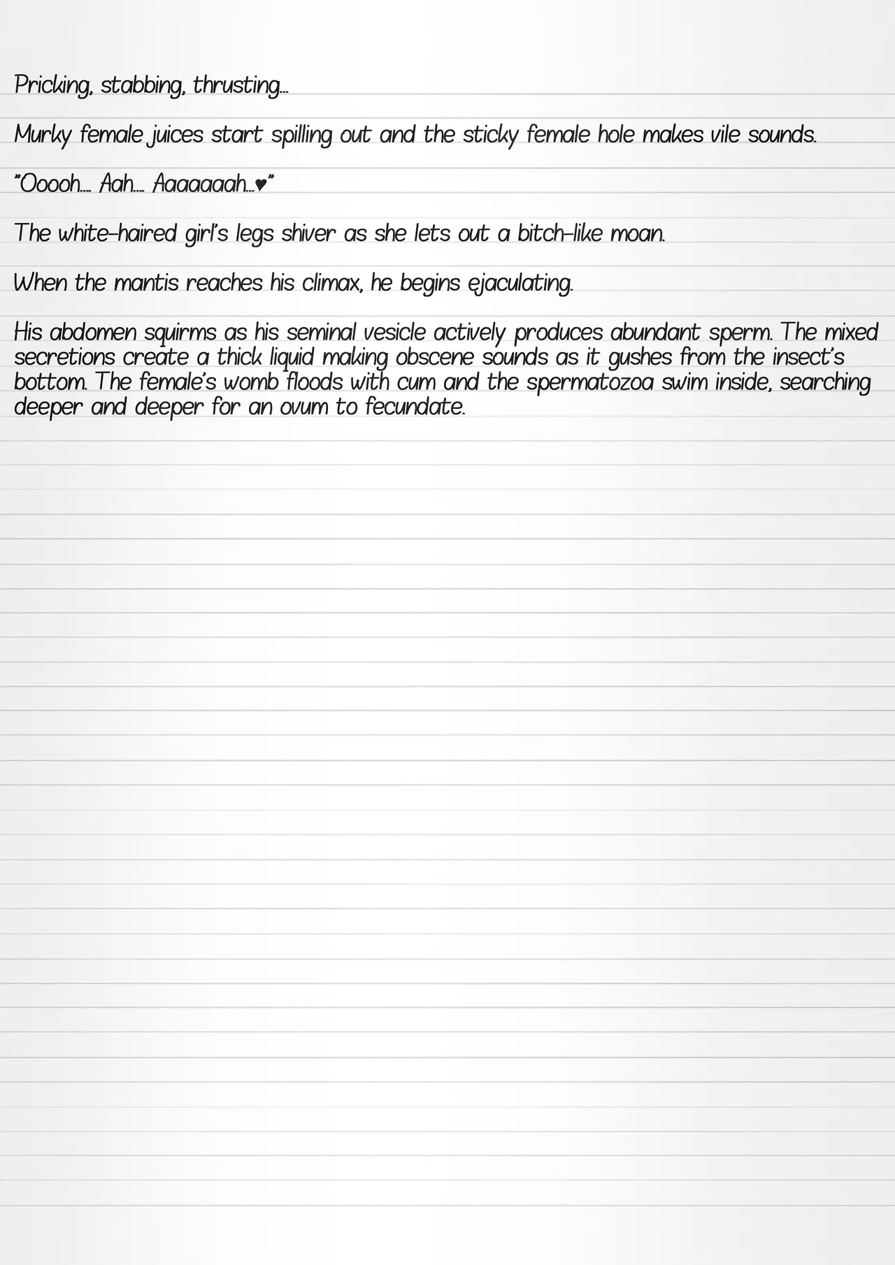 Misuke's Short Stories 30 - Sasara & Mantises page 4 full