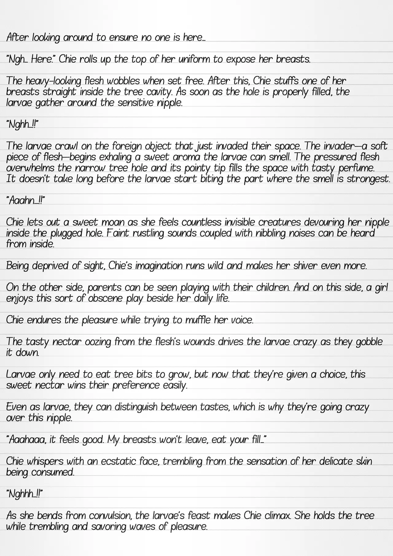 Misuke's Short Stories 29 - Chie & Flower Chafers page 4 full