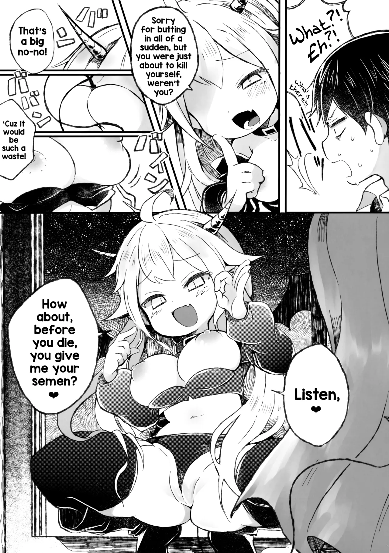 Shinu nara Seishi wa Dashite Ike | If You're Gonna Die, Shoot Out Your Semen Before You Do! page 4 full