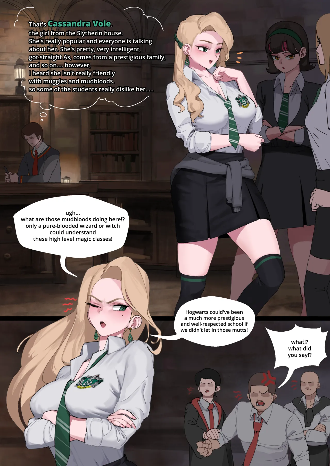 Cassandra hates mudbloods page 1 full