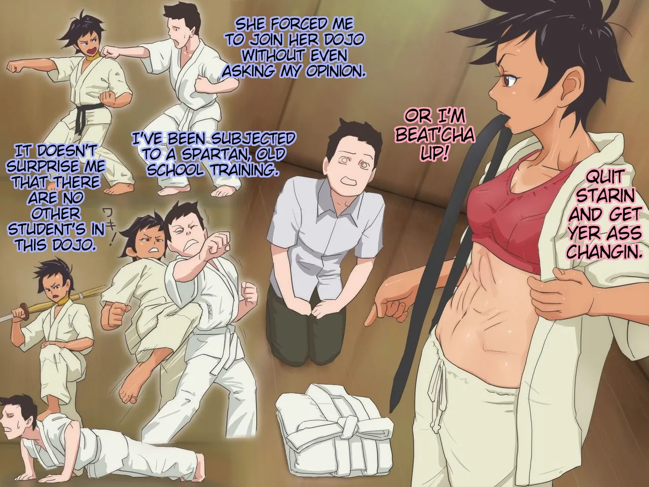 Hot Blooded Karate Girl, Niramarese Cross 5th-Dan Missionary Technique page 4 full