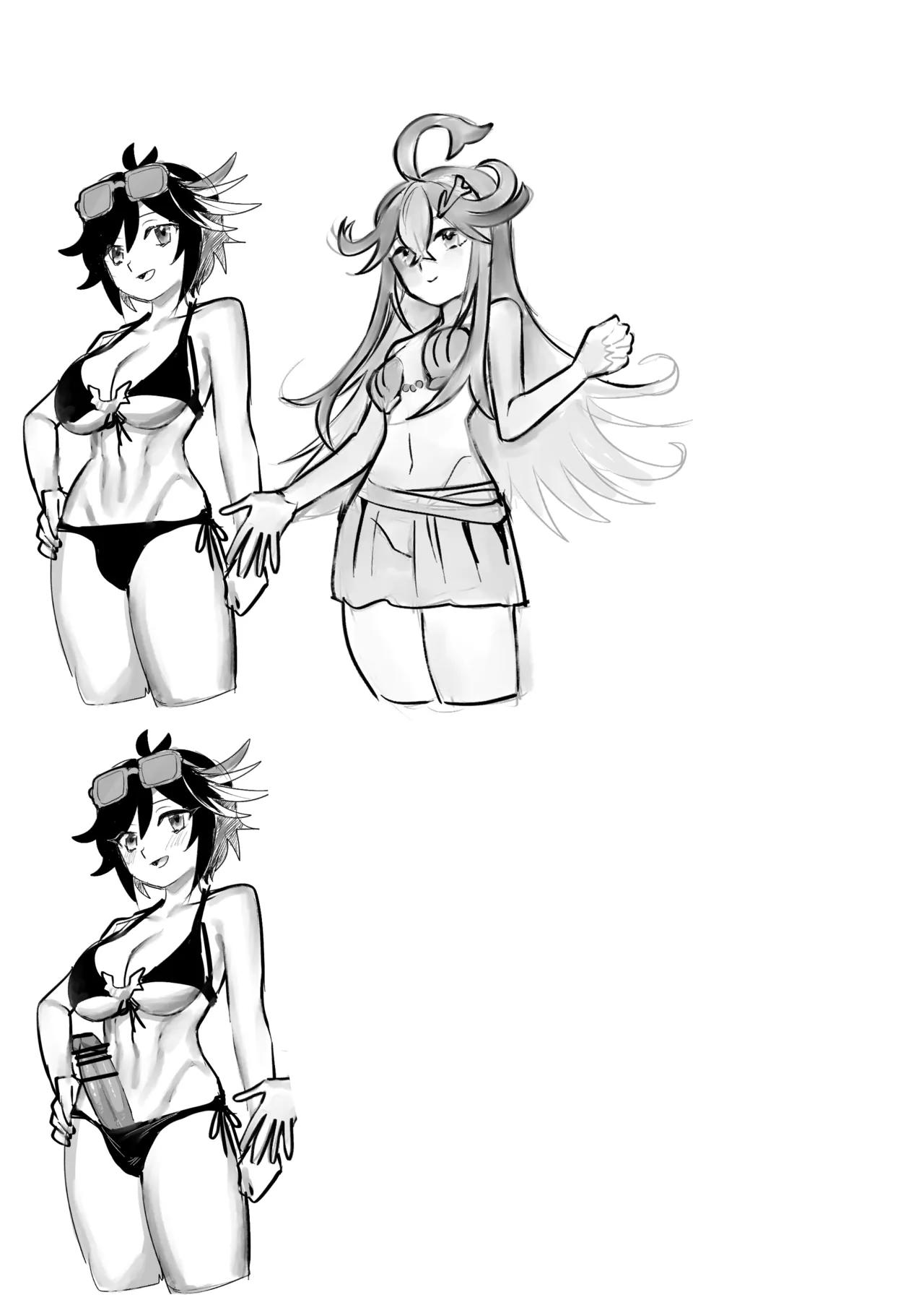 Futanari Otsuu and Little Mermaid 2 page 4 full