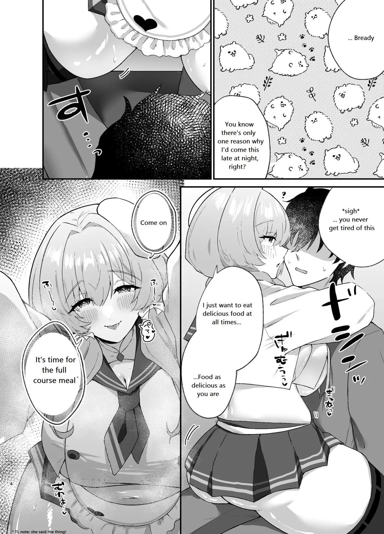 Bready's Full Course Menu page 3 full