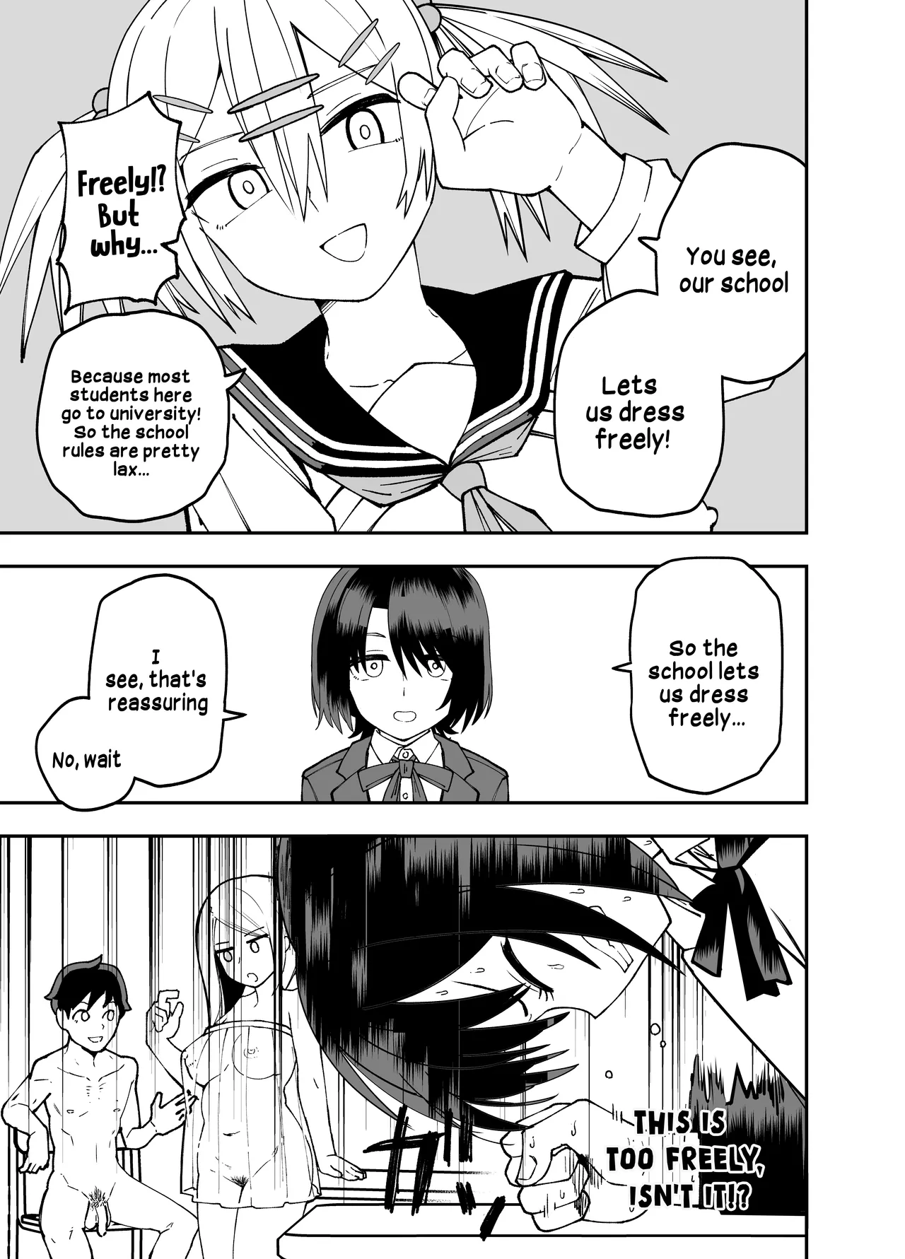 Seifuku ga jiyuu sugiru shingakkou | My New School Is Too Free When It Comes To The Uniform page 8 full
