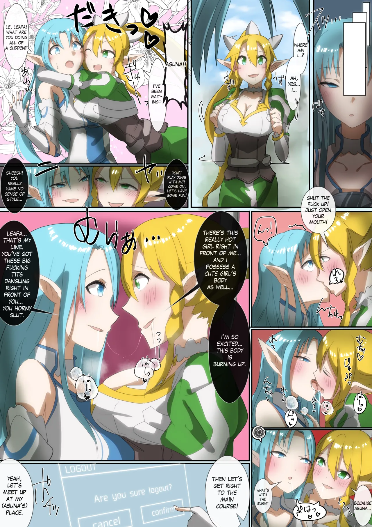SAO Asuna & Leafa Body Jack page 6 full