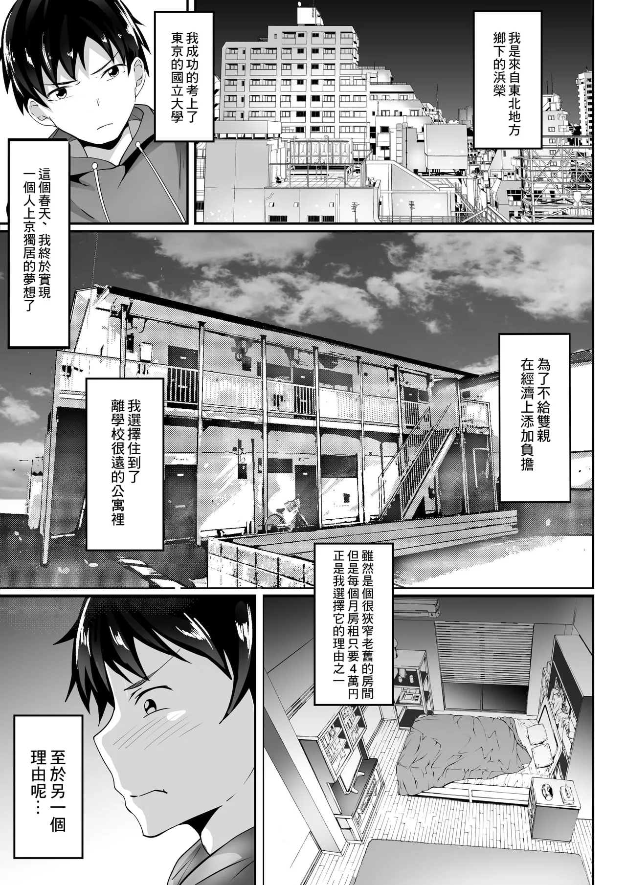 白玉湯 俺の上京性生活我的上京生活 01~23 中国翻訳  疏碼、粗碼 page 3 full
