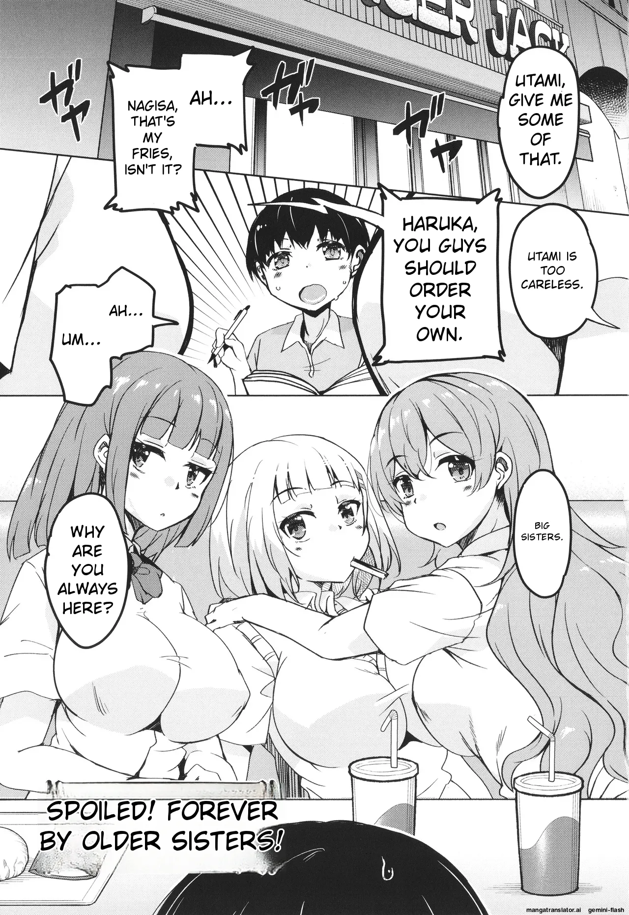 Kagikko ga Shiriatta Onee-san-tachi ni Mugen ni Amayakasarechau! page 6 full