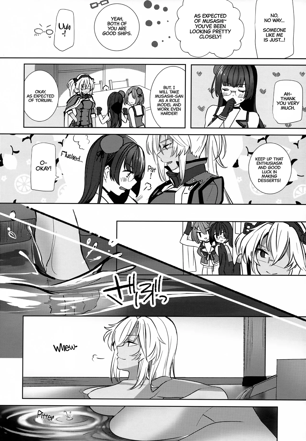 Musashi-san no Yoru Jijou Hisho-kan no Sajikagen-hen | Musashi's Nightly Affairs: The Secretary Ship's Determination - page 7 full