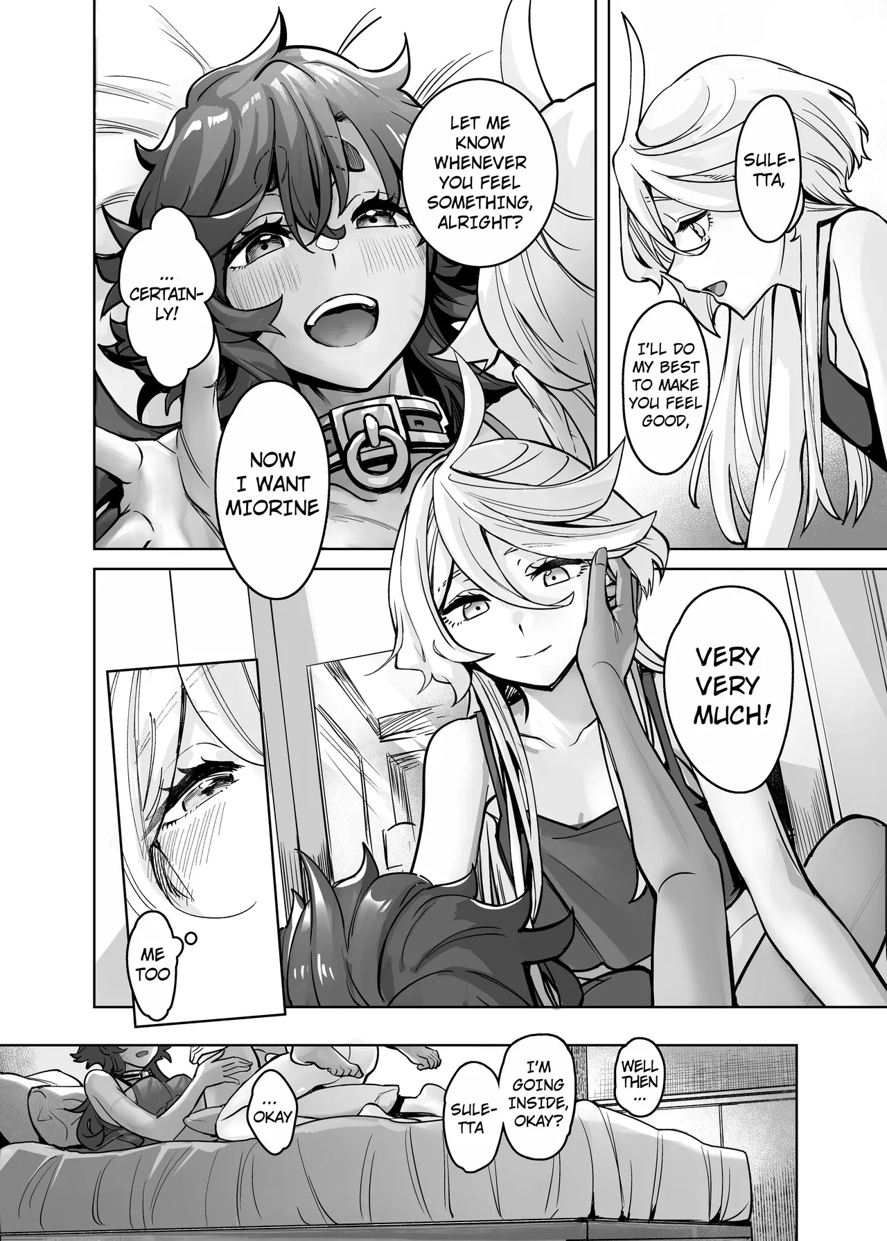 English "Let Me Have You Satisfied You Dummy" Digital Book - Mobile Suit Gundam THE WITCH FROM MERCURY page 10 full