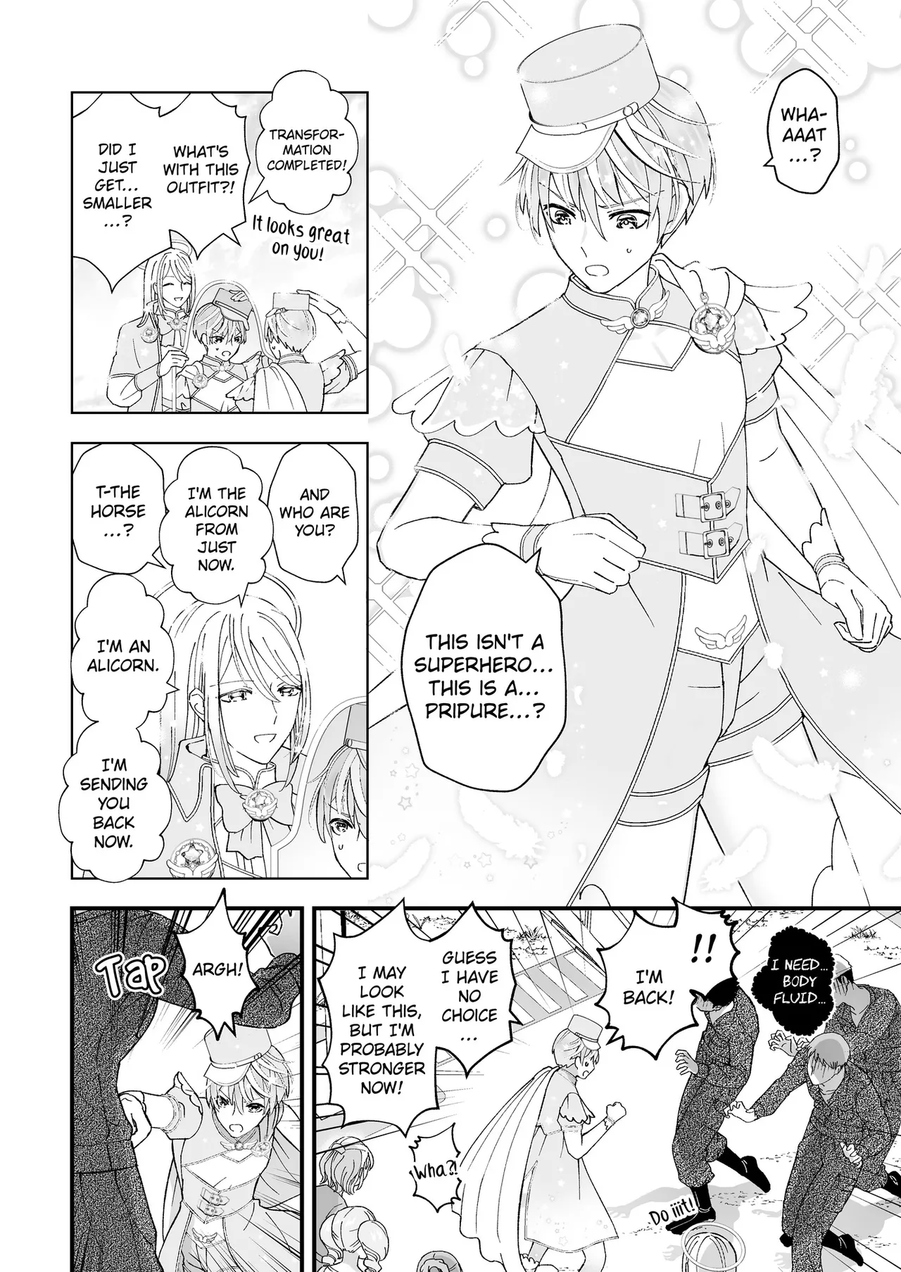 Sperm Milker Amata - I'm a Magical Boy？! Why Am I About to Get…？! page 10 full