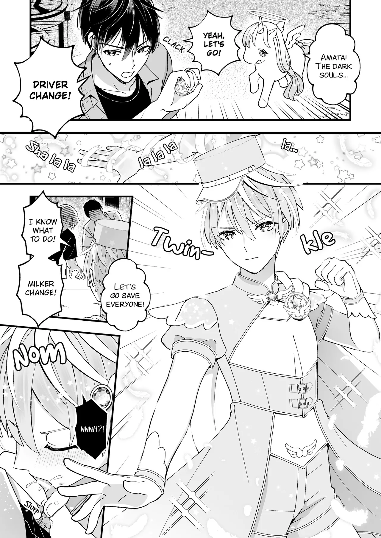 Sperm Milker Amata - I'm a Magical Boy？! Why Am I About to Get…？! page 3 full