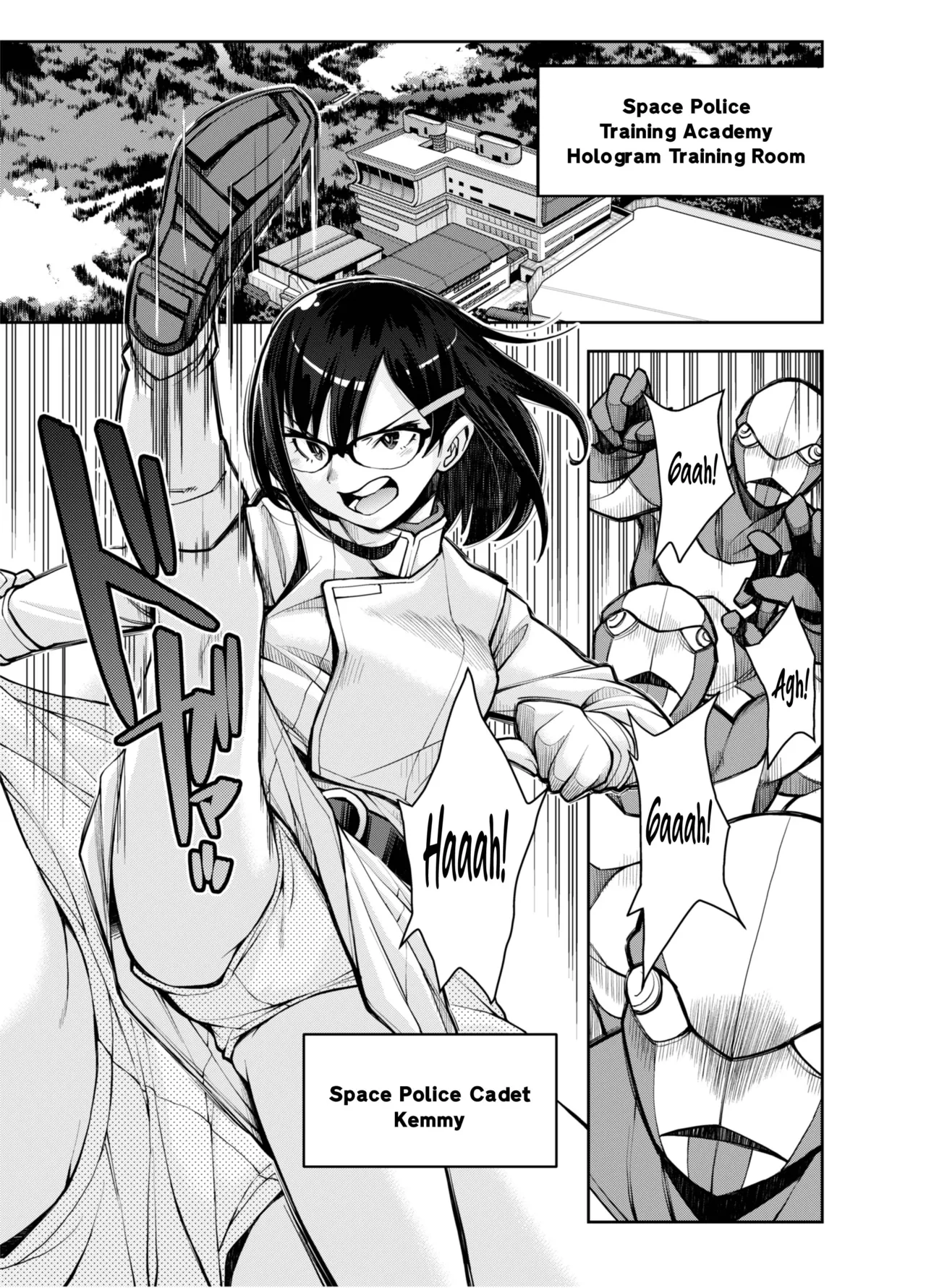 The Captured Space Police Cadet Falls to the Twin Tentacle Monster's Lesbian Interrogation page 3 full