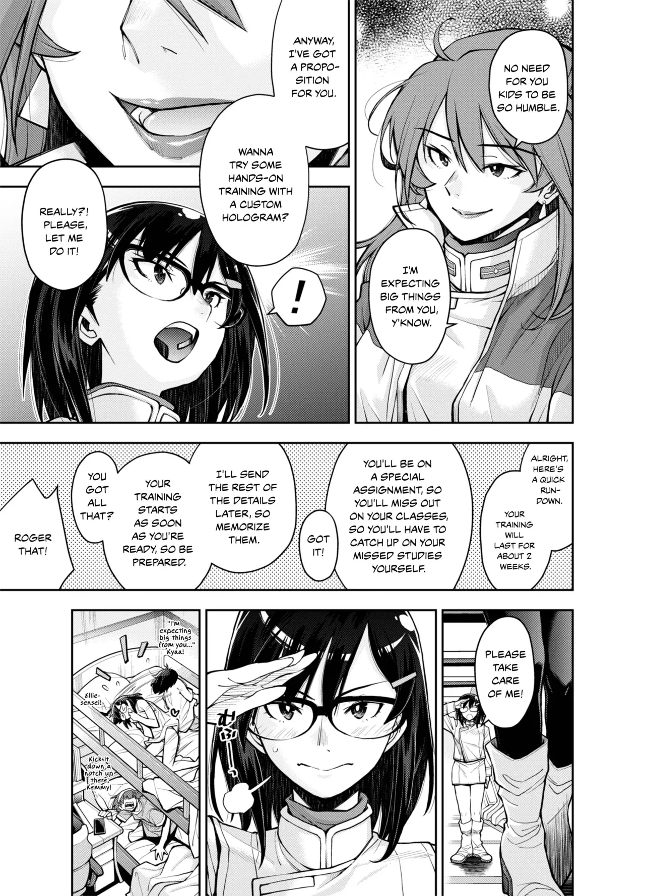 The Captured Space Police Cadet Falls to the Twin Tentacle Monster's Lesbian Interrogation page 7 full