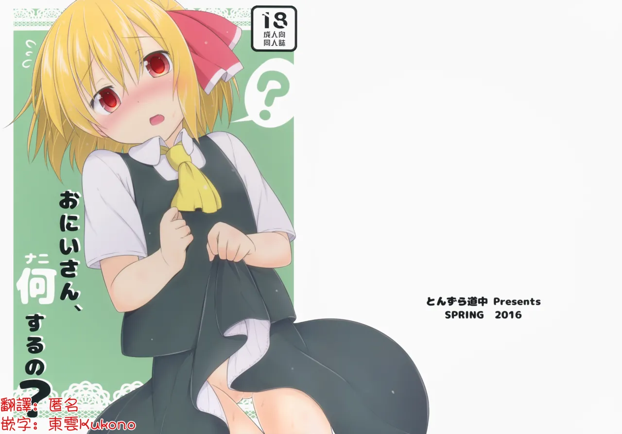 Onii-san, Nani Suru no? | 哥，这什么啊 page 1 full