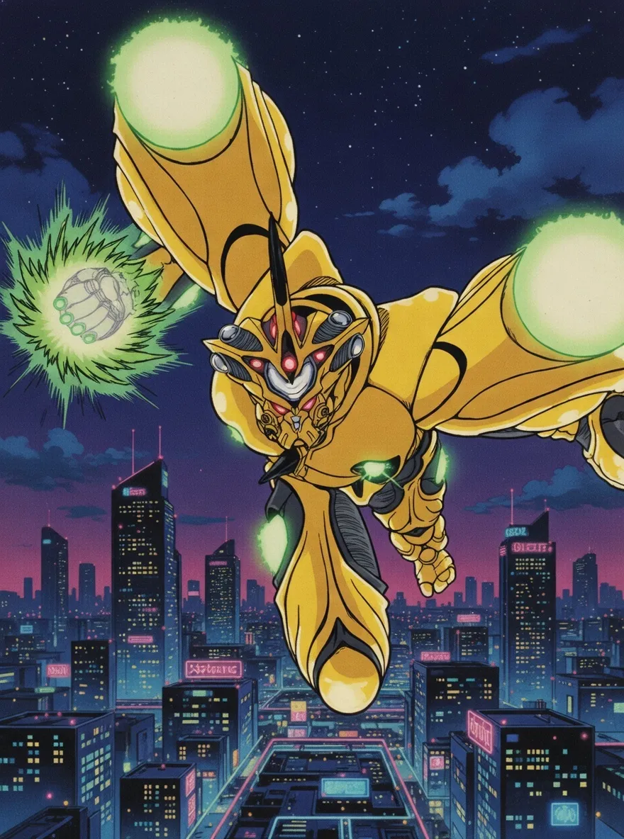 Guyver manga colored  AI page 8 full