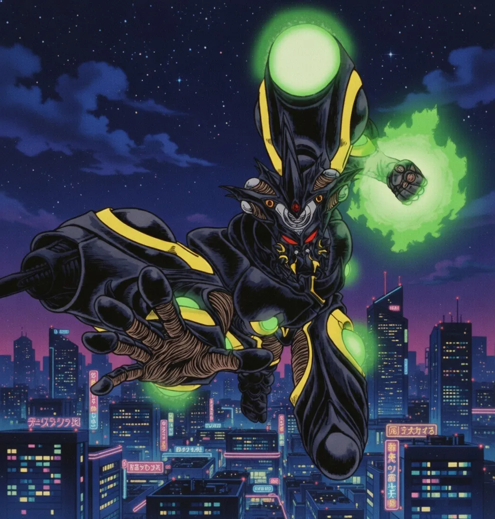 Guyver manga colored  AI page 9 full