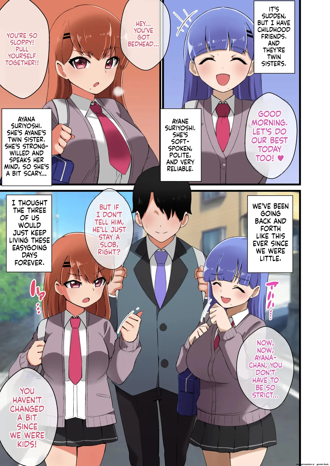 Futago Shimai Kara Kokuhaku Saretakedo Kimerarenaikara Paizuri de Erabu Koto ni Shita Hanashi page 3 full