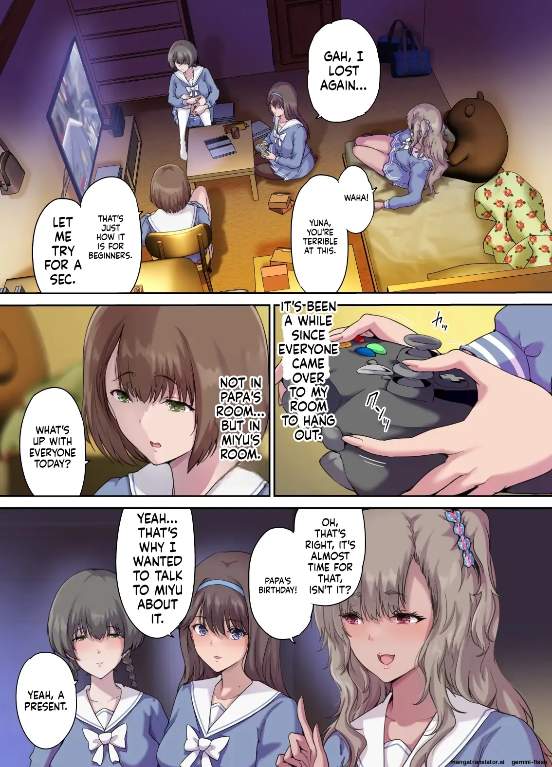 Daddy's Bedroom is a Hangout For His Daughter's Friends 4: Breeding page 2 full