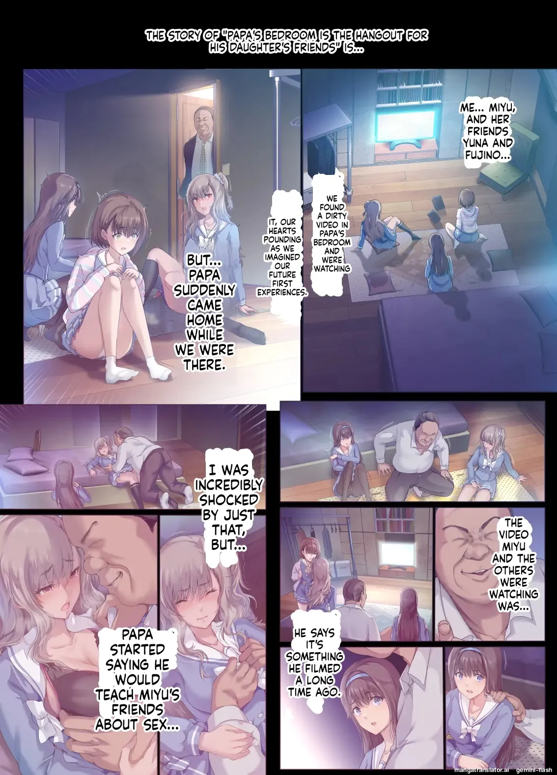 Daddy's Bedroom is a Hangout For His Daughter's Friends 2: New Friends page 3 full