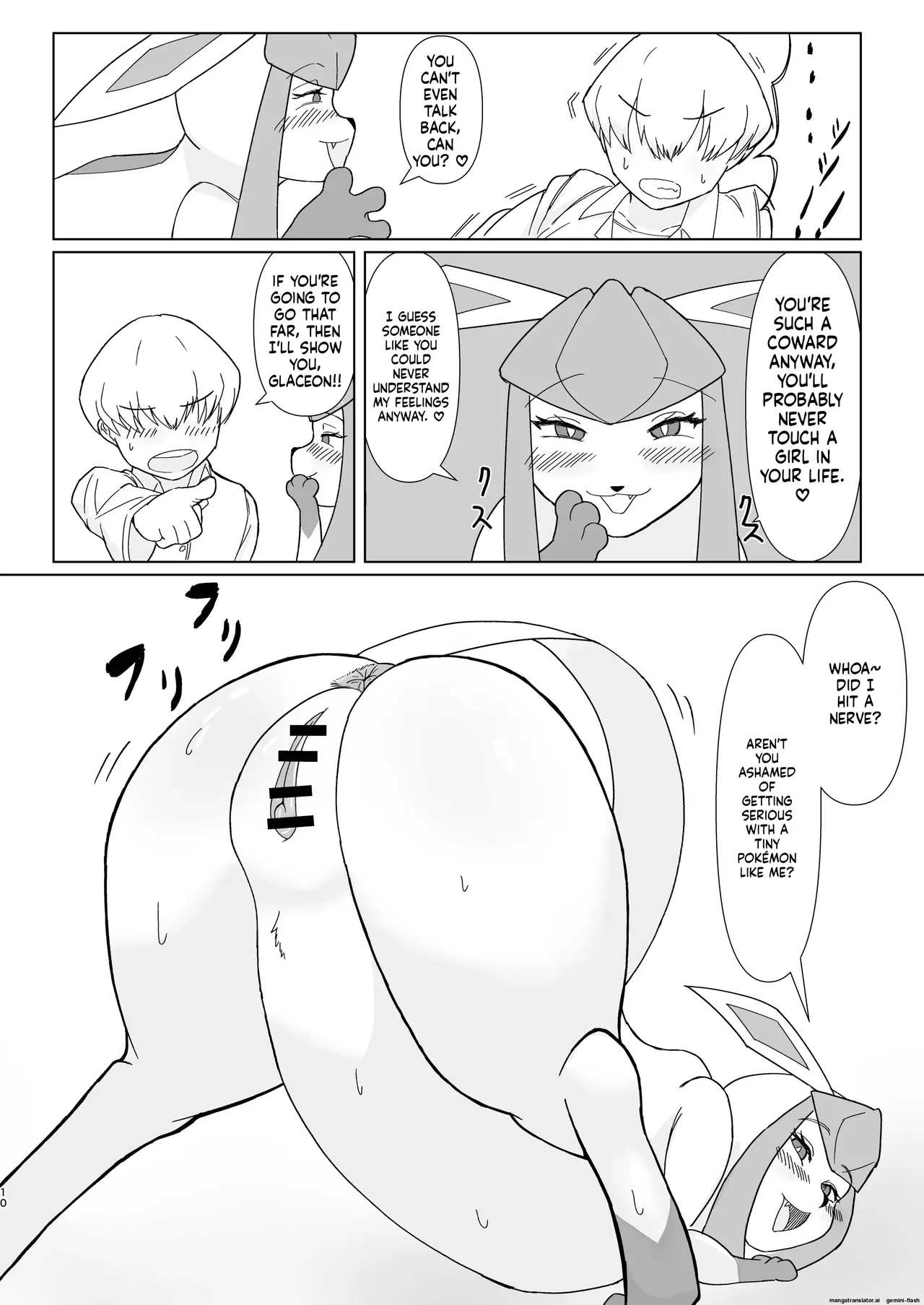 A manga about having sex with Glaceon page 8 full