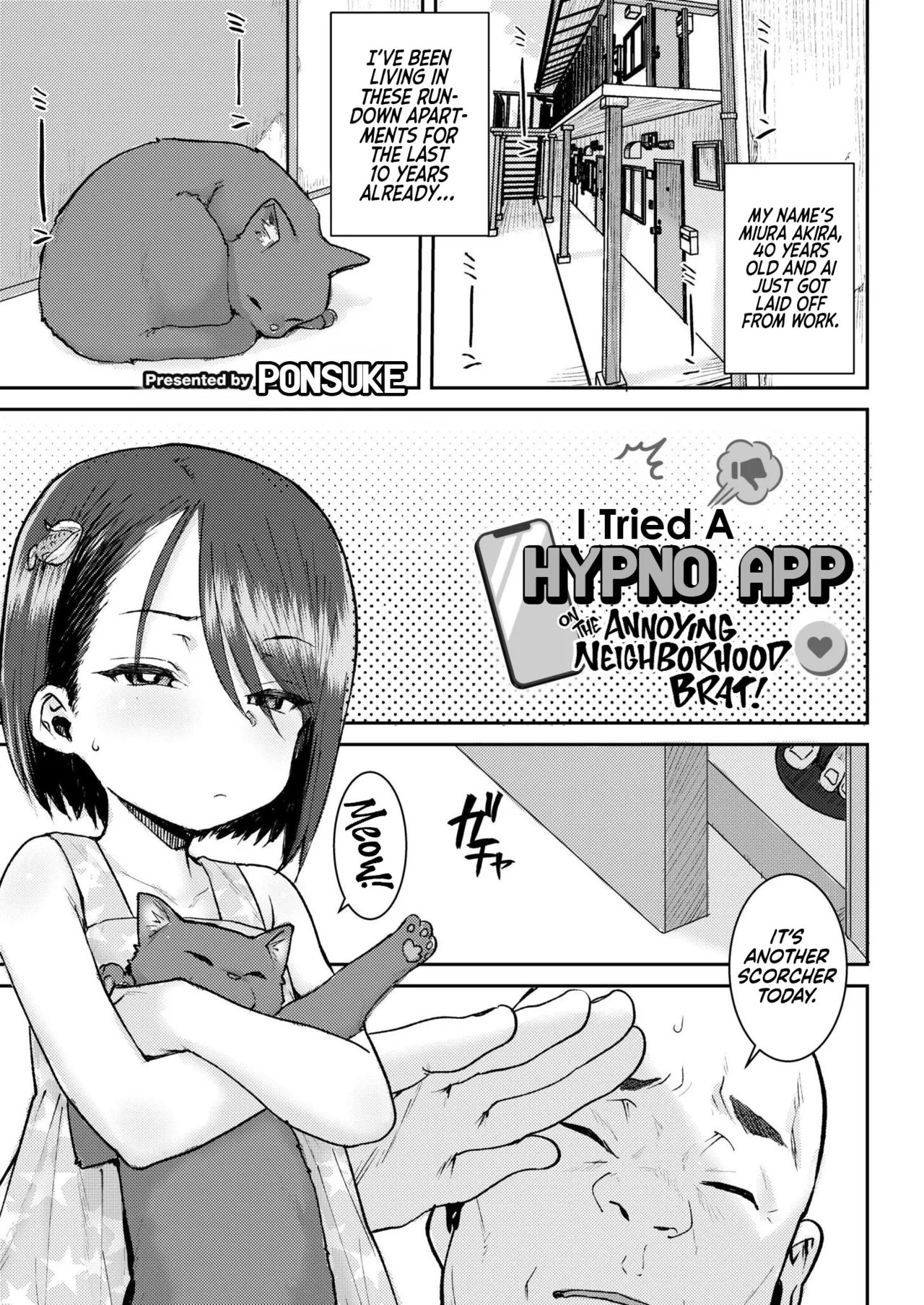 Mukatsuku Kinjou no Gaki Ni Sai Apuri Yatte Mita | I Tried A Hypno App On The Annoying Neighborhood Brat page 1 full