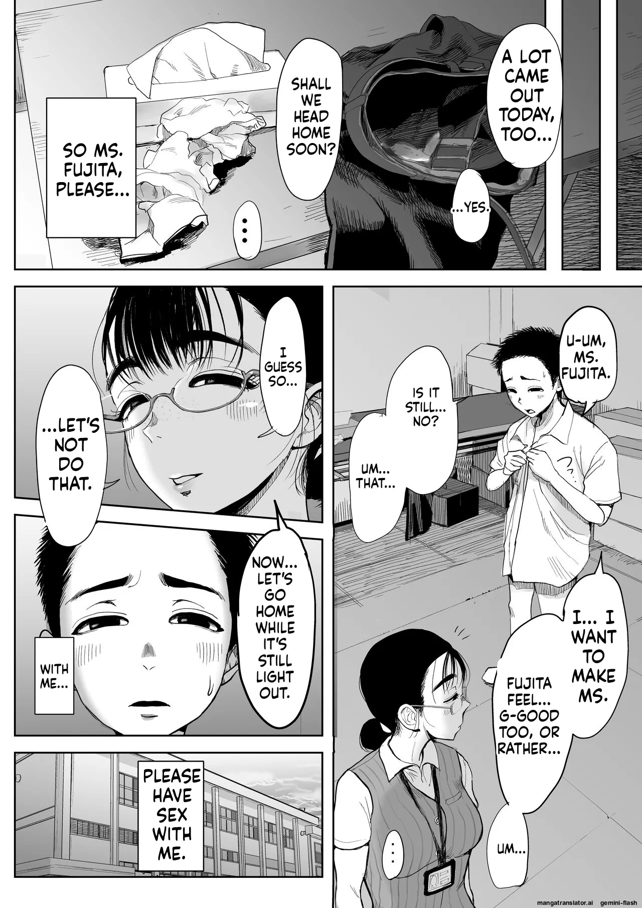 Boku to Jimuin no Fujita-san page 7 full