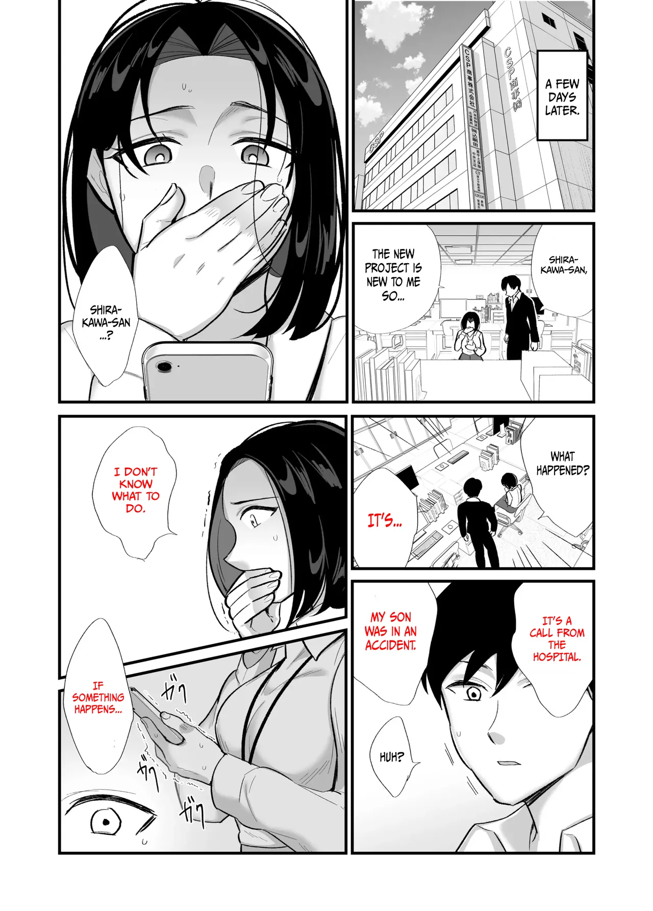 Dirty and Passionate Sex with a Single Mother 1 page 9 full