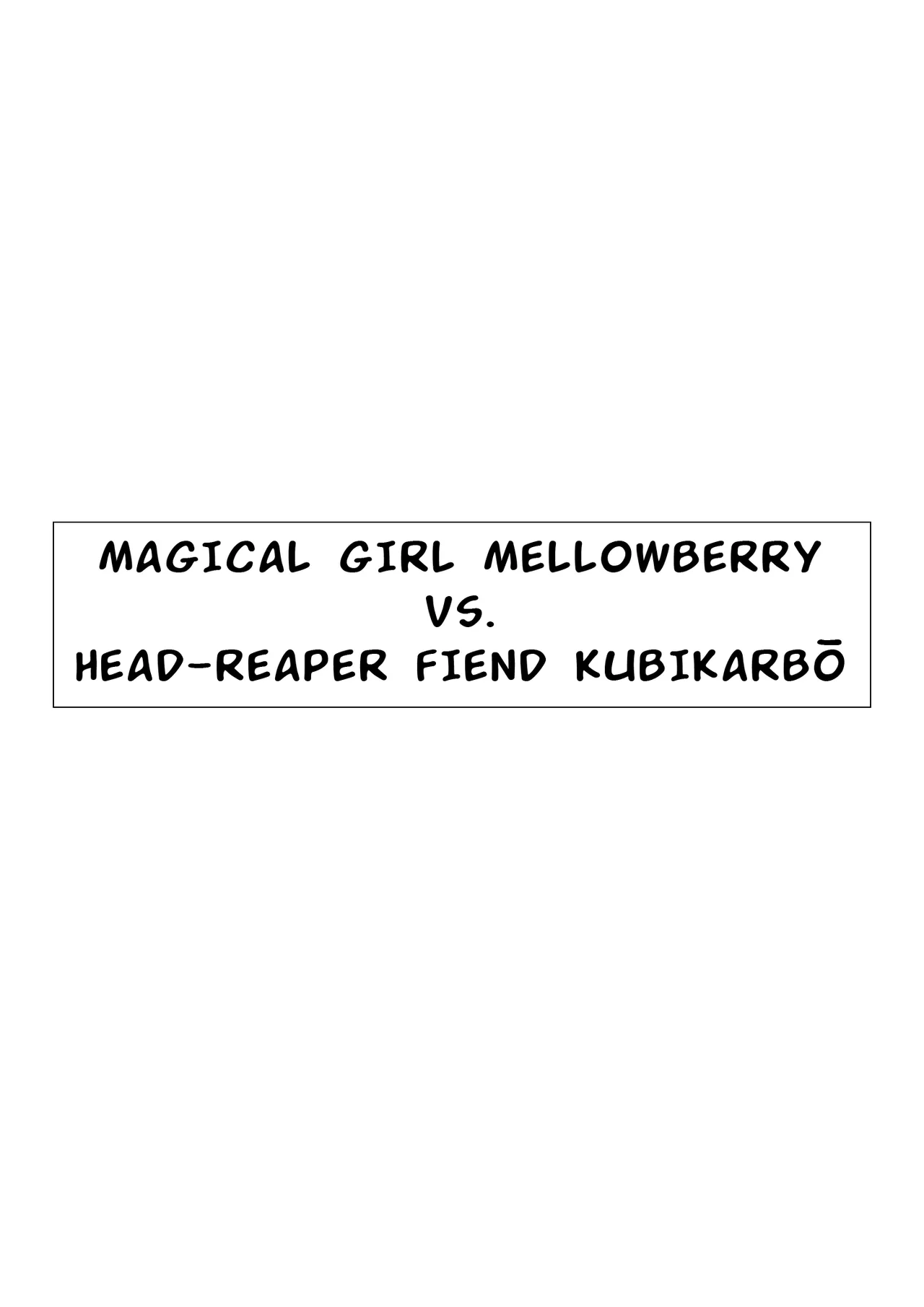 "Magical Girl Series" page 2 full