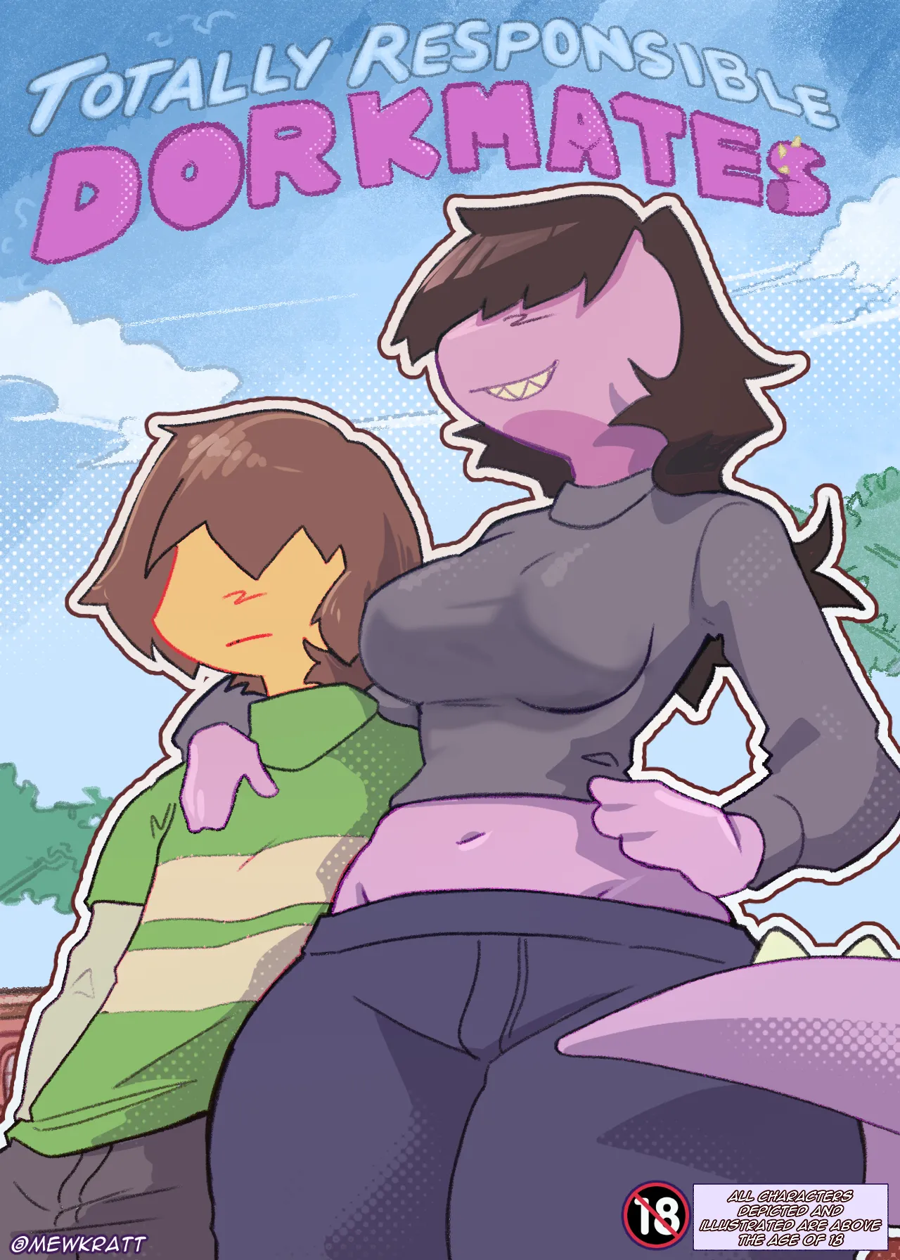 Totally Responsible Dorkmates - Deltarune Parody page 1 full