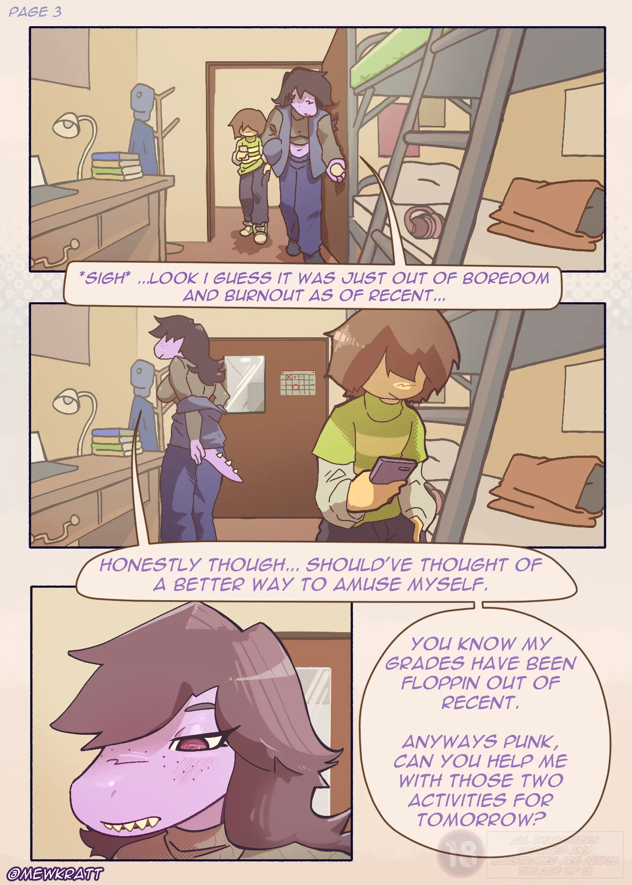 Totally Responsible Dorkmates - Deltarune Parody page 6 full