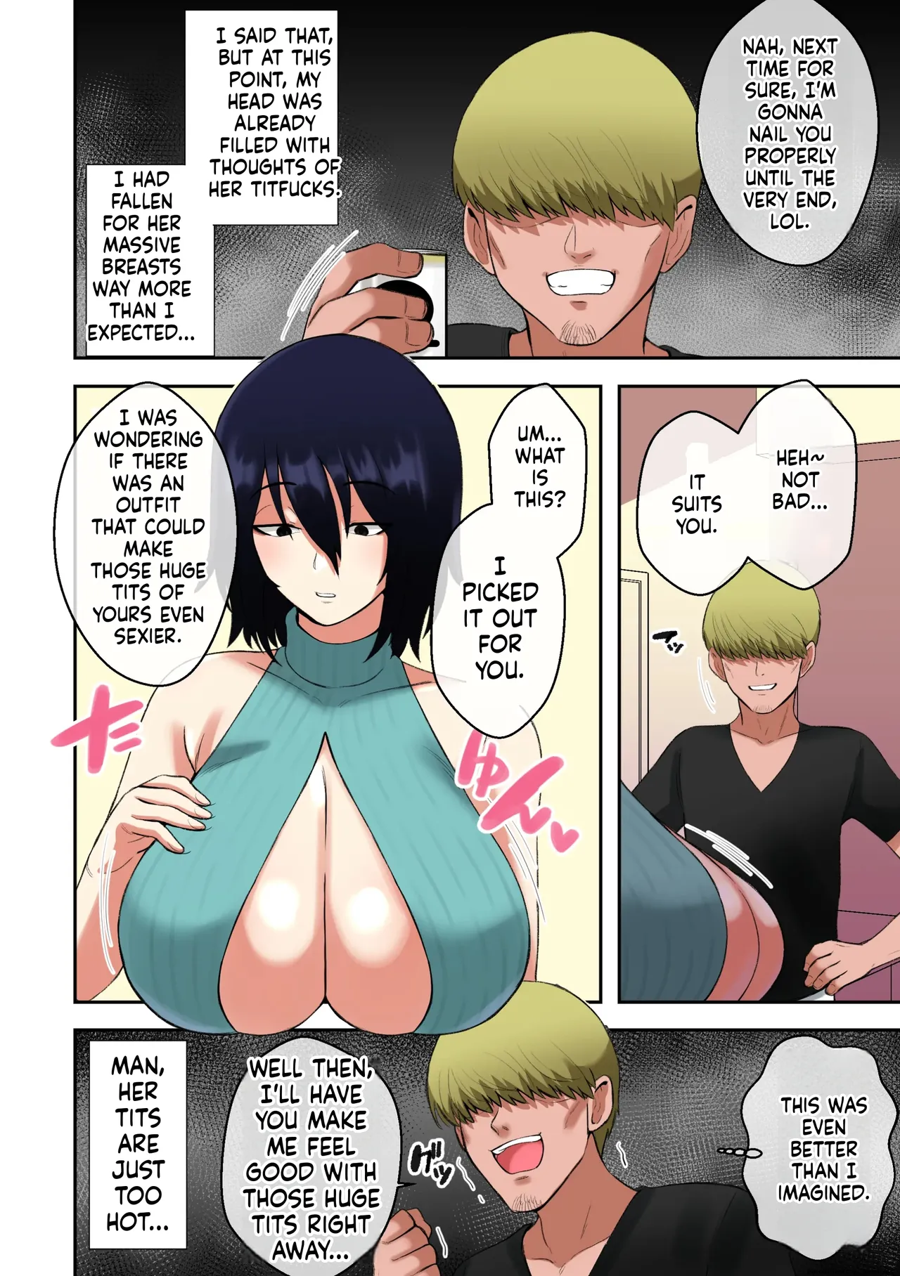 Charao ga Jimigao Bakunyuu no Paizuri ni Miryou sareta Kekka page 4 full