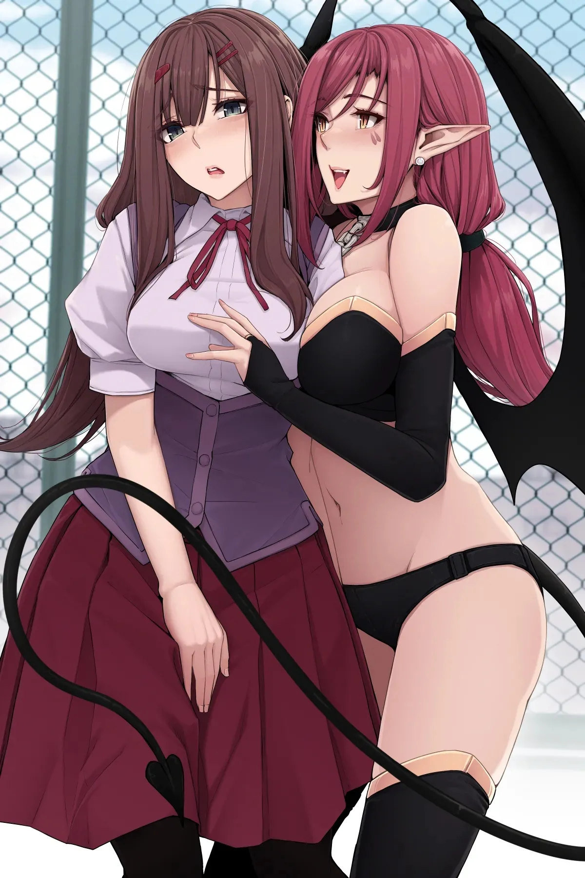 Succubus ni Nyoui o Suwarete Oshikko Sasete Moraenai! page 2 full