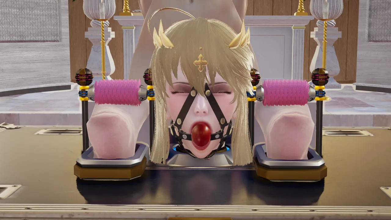 【男上迦南】崩坏的圣枪脚奴 page 6 full