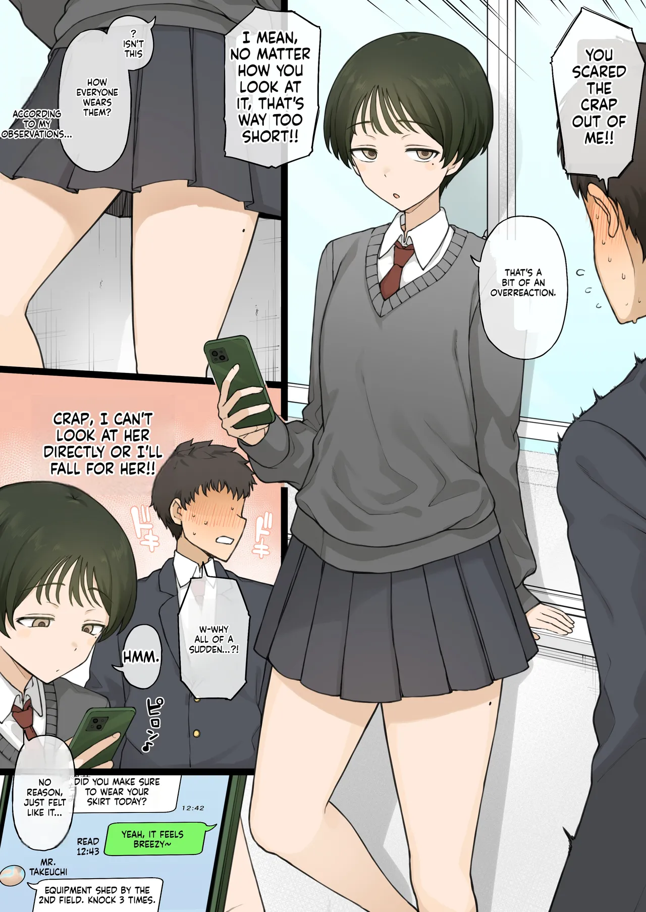 My Childhood Friend Who Was Always the Slacks Type One Day... page 3 full