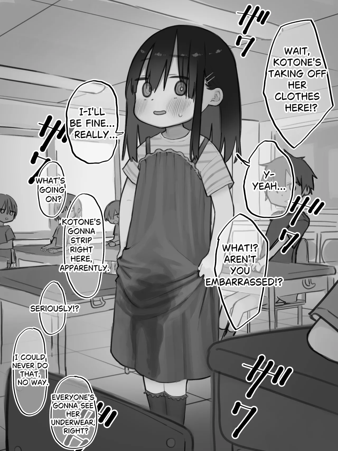 Girl stripped of wet clothes page 7 full