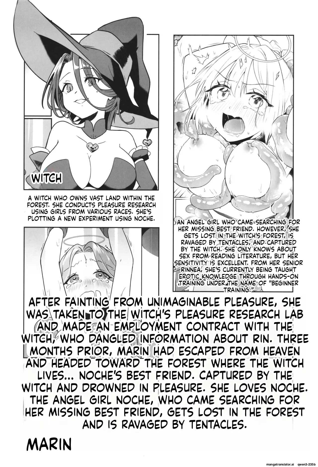 Majo no Kairaku Kenkyuujo -Marin no Mezame- page 4 full