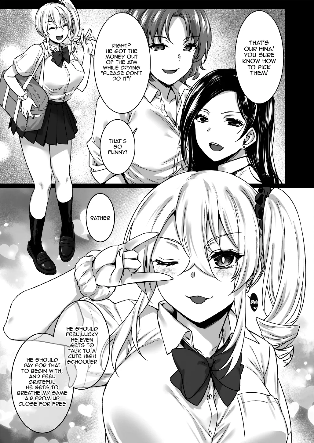 Rental Tanetsuke Oji-san 4 ~Papakatsu o Akuyou suru Namaiki Gal ni Oshioki Rinkan Party~ | Rental Breeding Old Men 4 ~Gang Banging A Gal As Punishment For Blackmailing Through Sugar Daddy Services~ page 7 full