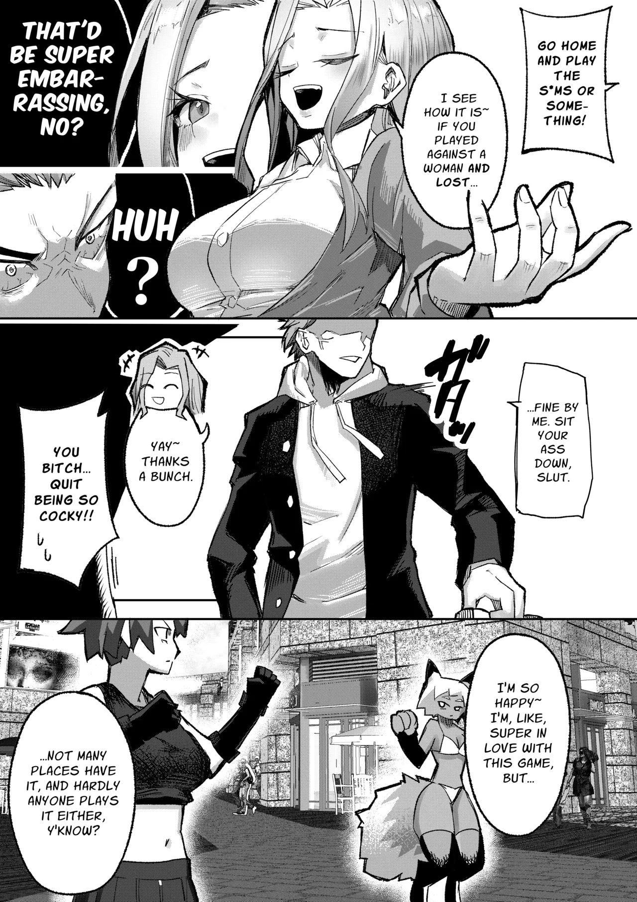 Gal Pro Gamer-sama no Nama Oppai wo Fan no Mae de Sarashite Yaru yo | I'll Expose The Pro Gamer Gal's Breasts Before Her Fans page 6 full