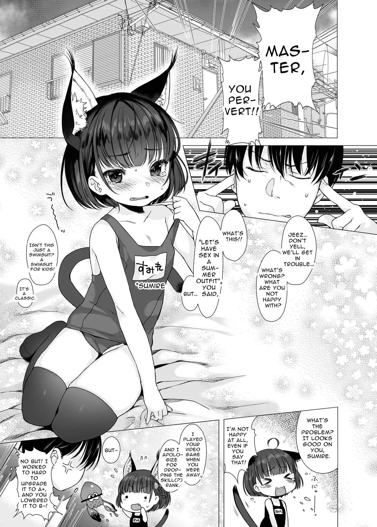 Punishing a Mischievous Kitten ~CUSTOMLOVECATs 2nd~ page 3 full