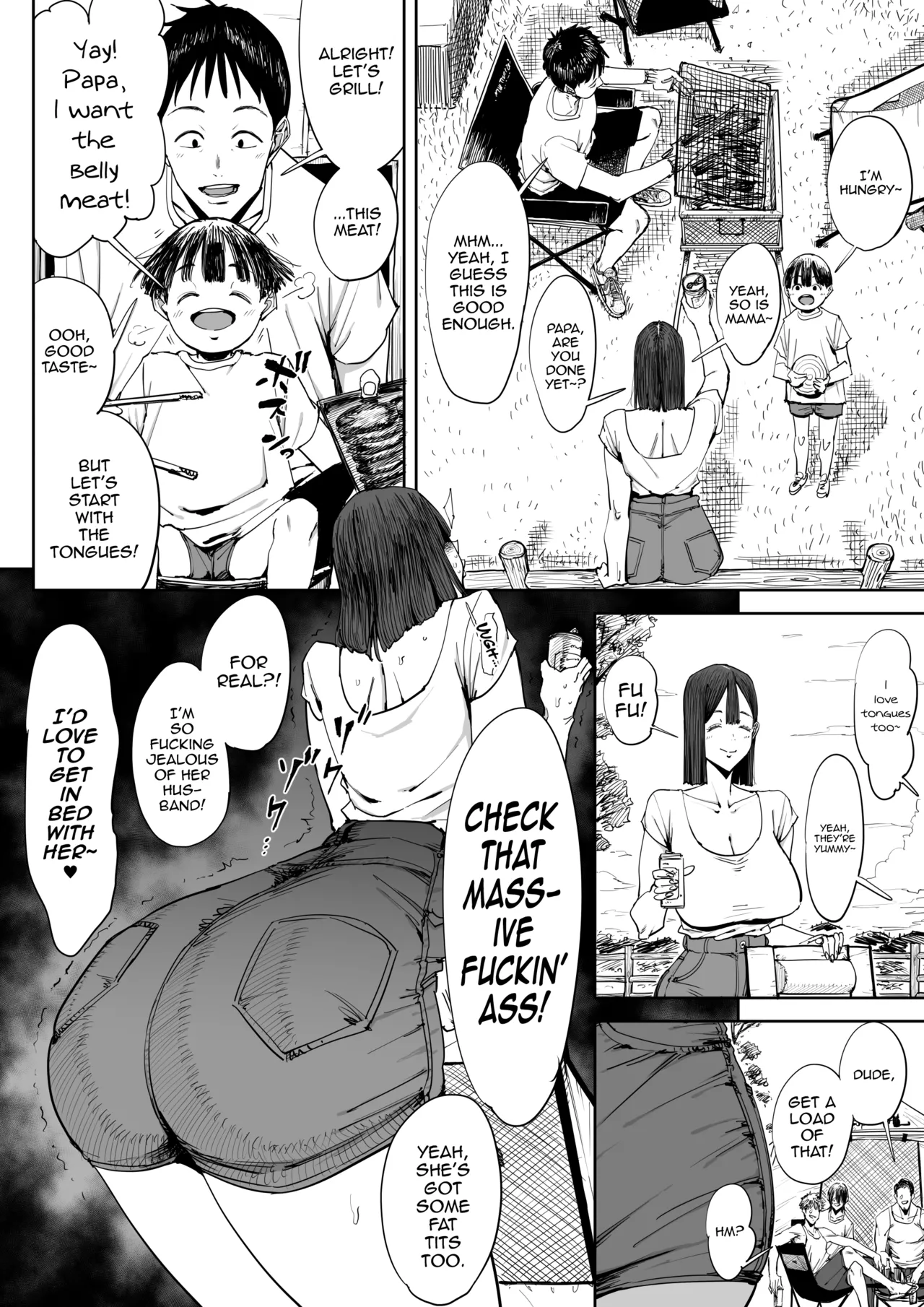 Dekkai Shiri no Hitozuma to Asa made Yarimakutta Hanashi page 7 full