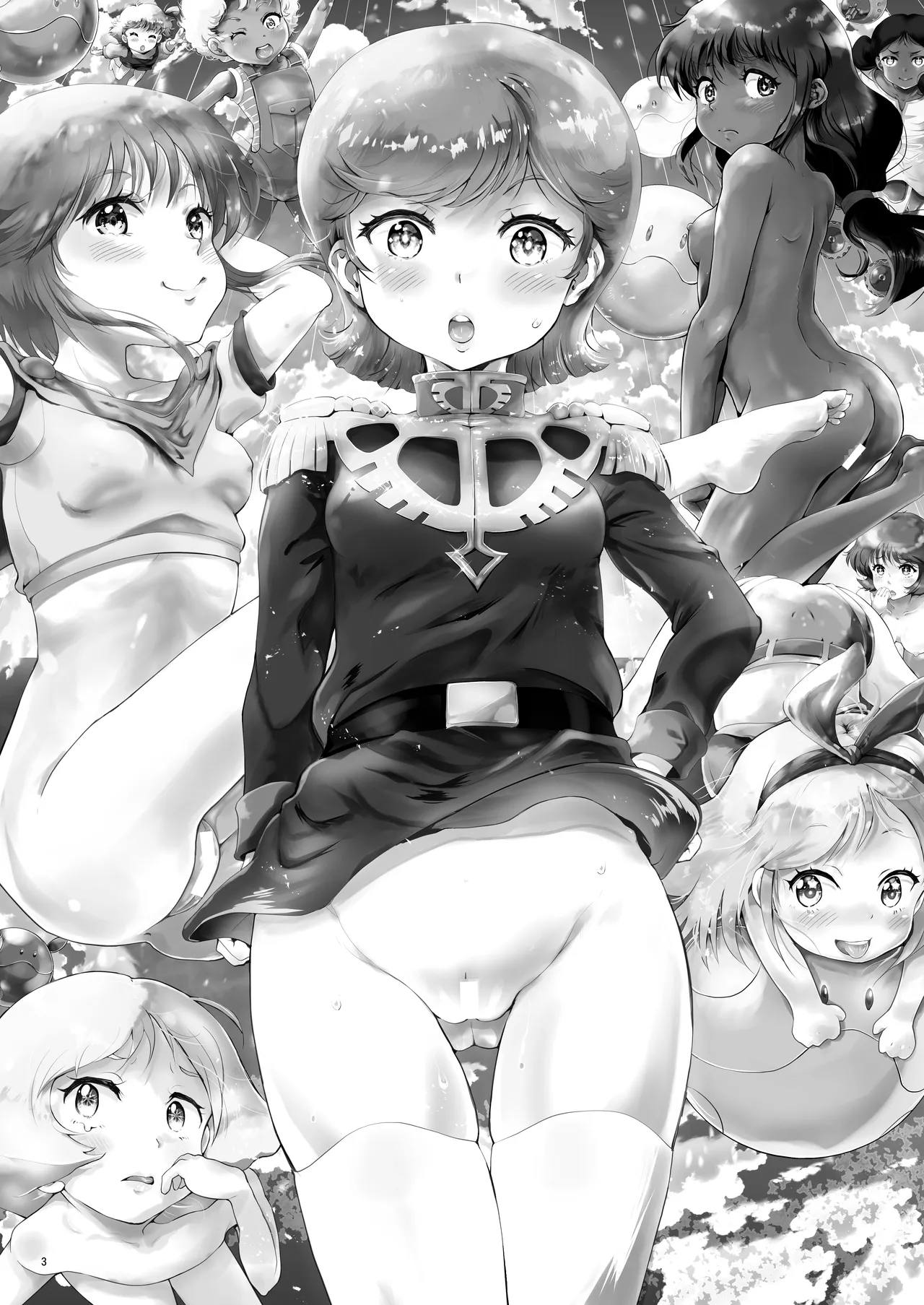 Uchuu Seiki Enkou Shoujo All Stars ~100 Zeon Dollar o Kuretara, Nani o Shite mo Iiyo~ page 3 full