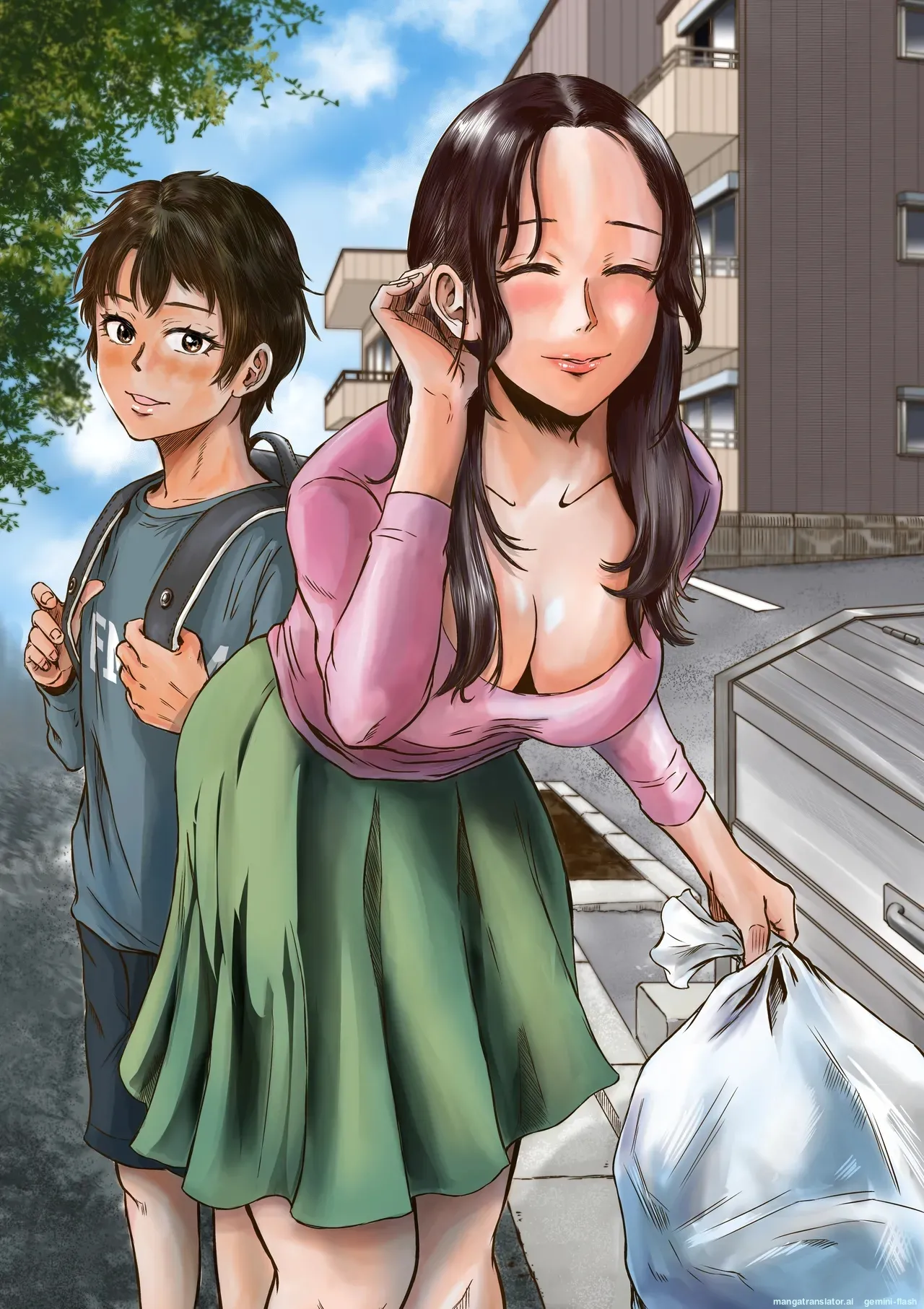 My gentle and kind friend's mom was a slut who devoured young boys' cocks. page 2 full